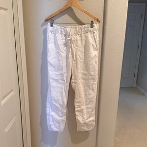 Caslon White Linen Pants